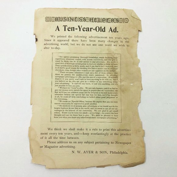 Vintage Late 1890's Advertising Page from Scribner's Magazine Taylor Made Gowns - Picture 2 of 3